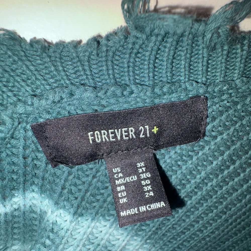 Forever 21 Teal Women's Sweater
